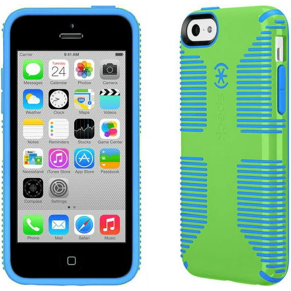 iPhone 5C Green Blue Speck CandyShell Grip Shell Case