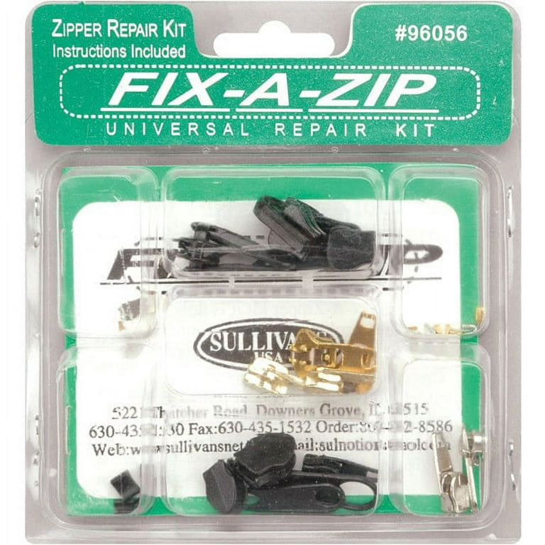 Cleaner's Supply Plastic Zipper Repair Kit Sizes 3-10 - Cleaner's