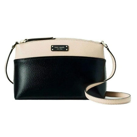 NWT Kate Spade Jeanne Leather Crossbody Black / Beige-Pink WKRU6037