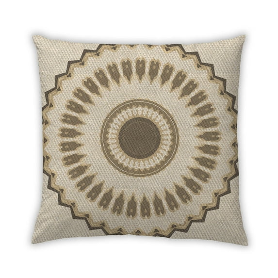 Ahgly Company Outdoor Square Contemporary Throw Pillow, 18 inch by 18 inch