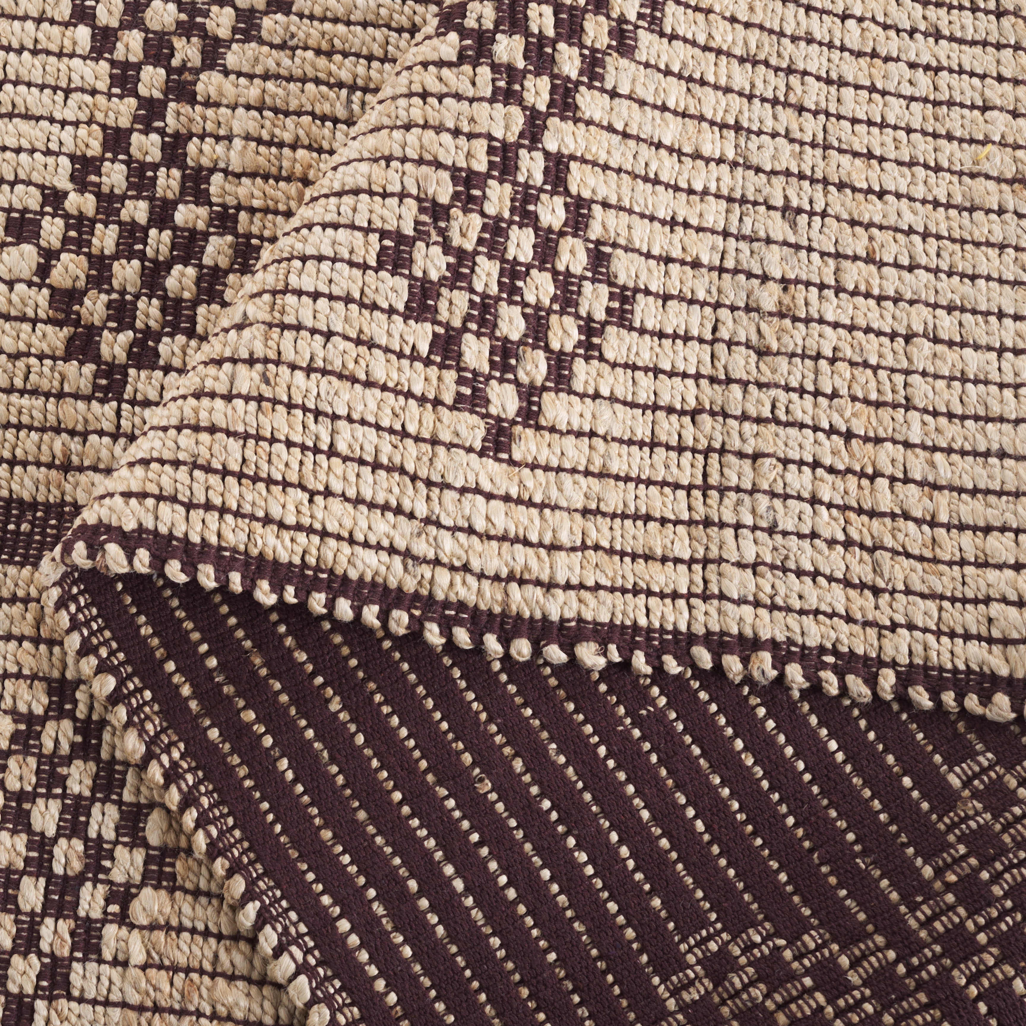 SAFAVIEH Natural Fiber Kent Geometric Area Rug, Natural/Brown, 5' x 8'