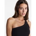 thumbnail image 5 of Avia Women's One Shoulder Ribbed Tank Top, Sizes XS-XXXL, 5 of 6