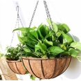 thumbnail image 1 of Metal Hanging Basket For Plants Flower Garden Pot Planters 8/10 Inch  Wire Plant Holder Pots For Home Balcony Decoration, 1 of 5