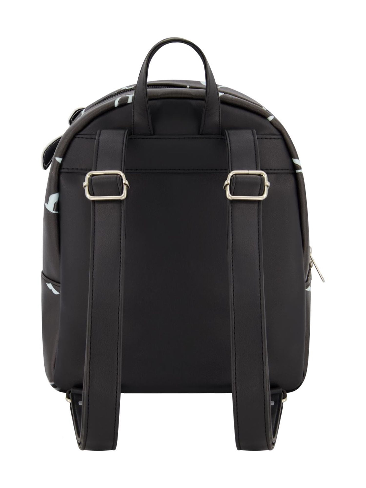 Invader Zim Mini Backpack, GIR and Pig Small Travel Bag for Men and Women, Adjustable Shoulder Straps, Black, 10 Inch