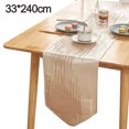 thumbnail image 2 of Caminos de mesa, bufandas largas para tocador, camino RetroTable para mesa de centro, fiestas navideñas, bodas, eventos, cenas, decoración del hogar, 2 of 5