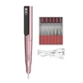 thumbnail image 3 of Electric Nail Drill Machine Electric Nail File Sets Portable for Acrylic And Gel pink, 3 of 9