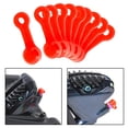 thumbnail image 5 of GARENDE 6x10x BIKE RUBBER BRAKE BLEED NIPPLE CAPS DUST COVER Red, 5 of 9