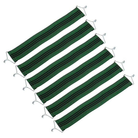 6 Pcs Zero Gravity Chair Belt, Lounge Chair Belt Folding Recliner Elastic Reinforcement Strap, Green
