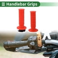 thumbnail image 2 of Unique Bargains 7/8" 22mm 15/16" 24mm Motorcycle Hand Grips Cover Kit Non Slip TPR Handlebar Grips for Motorcycle Scooter Bicycle ATV 1 Set Red, 2 of 7