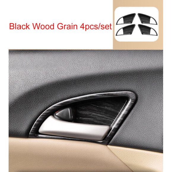 Suitable for Honda for Accord Crosstour 2008-2012 black wood grain interior door bowl decoration-