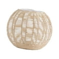 thumbnail image 5 of Stgfyxgs Hanging Lamp Shade Weave Rattan Lampshade Decor Handmade Rattan Weave Retro Chandelier Light Cover for Dining Room Restaurant A, 5 of 9