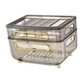 thumbnail image 2 of veasfak Router Organizer Wire Cable Storage Case for Living Room Office Game 2 Tier, 2 of 9