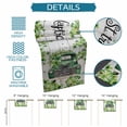 thumbnail image 6 of St. Patrick's Day Table Runner - 70 Inch Long Green Truck Clovers Floral Butterfly Wood Cotton and Linen Blended Dress Scarves Farmhouse Table Runner for Kitchen Dining, Coffee Table, 13" x 70", 6 of 8
