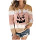 thumbnail image 1 of Blusa casual de manga larga con cuello redondo para mujer Tops estampados de Halloween Fridja  fjkfkj782, 1 of 4
