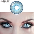 thumbnail image 2 of Lentillas de colores para Cosplay, lentes de contacto para Halloween, azul, uso anual, 14mm, OVOLOOK-2pcs/par, 2 of 4