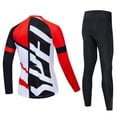 thumbnail image 2 of FALL/WINTER Men's Cycling jersey Wear Strap Suit Set Ropa with Gel Pad MTB Bicycle, 2 of 4