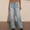 #4Light Blue, variant on Womens Solid Color High Waisted Straight Leg Straight Leg Jeans Long Pants with Pocket