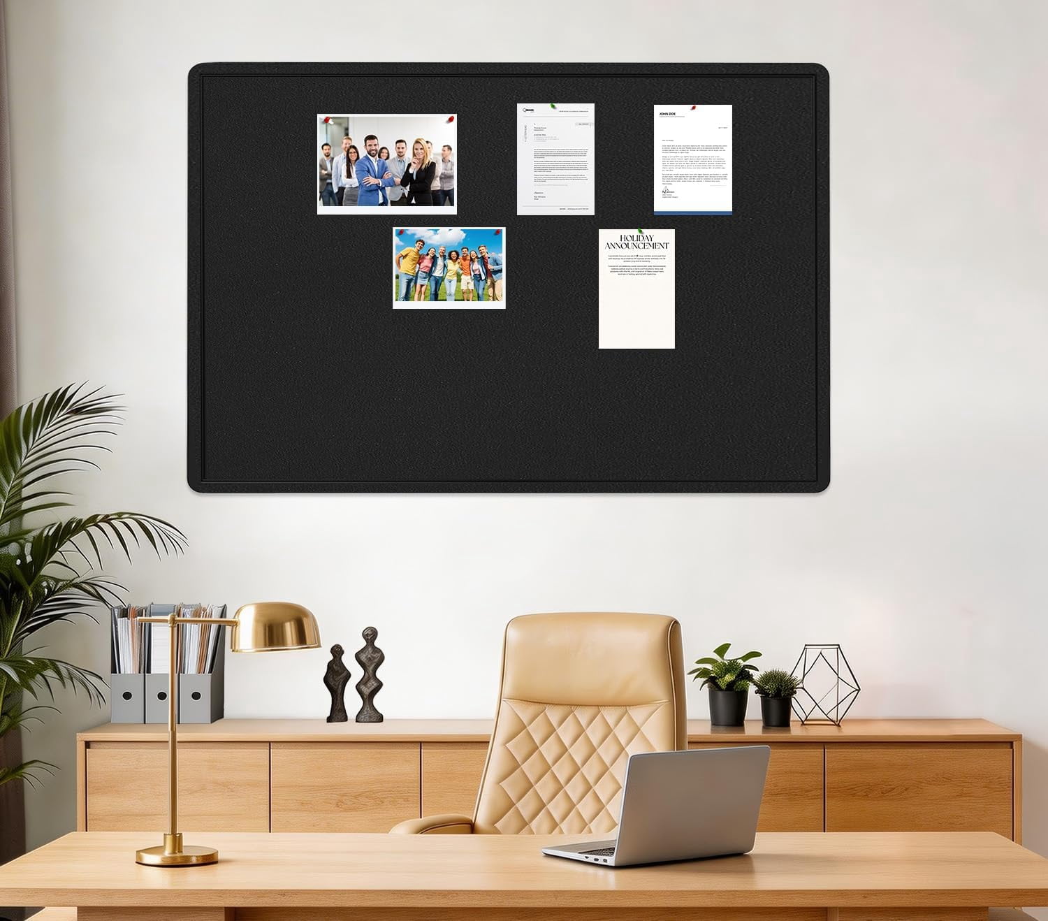 Large Bulletin Board - 48 X 36 inches Decorative Felt Pin Board - 4' x 3' Cork Board Alternative for Wall - Foldable Photo Board Self-Adhesive Vision Board Prayer Board with 30 Pushpins - Pink