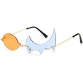 thumbnail image 1 of HAHDAXIA Lunettes de Soleil Polygone Flamme pour Femmes Sans Monture Fête Colorées Punk Lunettes Cosplay Lunettes Hommes, 1 of 6