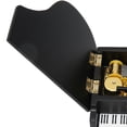 thumbnail image 2 of Spring Music Box,Wooden Music Box Piano Vintage Music Box Clockwork Music Box Multi-Functional, 2 of 8