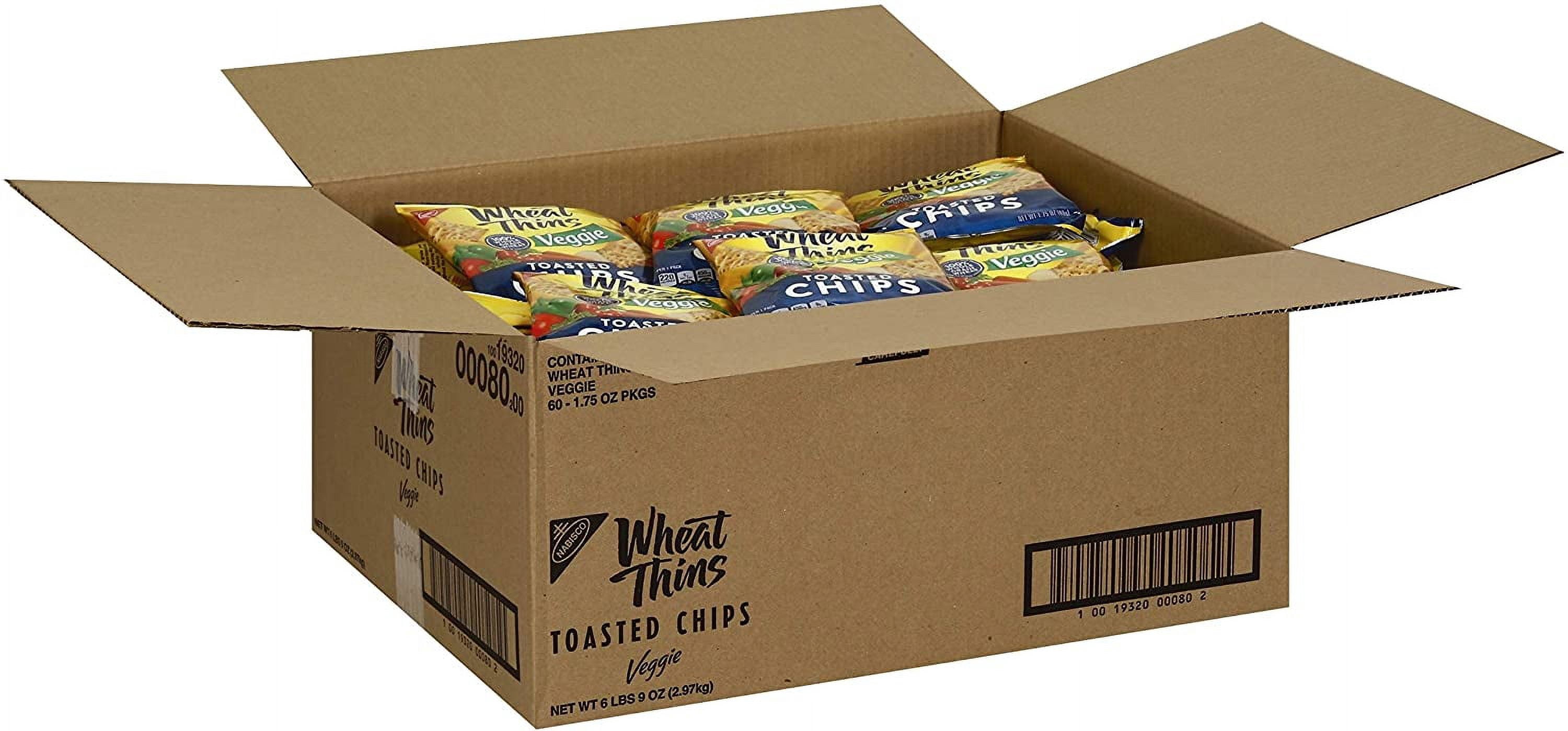 Marjack 00080 Wheat Thins Toasted Veggie Chips, 1.75 Oz Bag, 60/carton