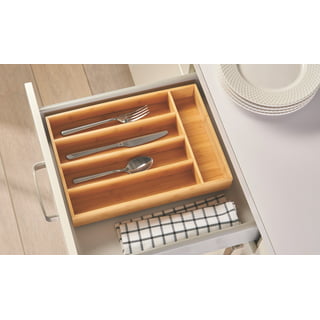 Bamboo Junk Drawer Organizer and 6 Storage Box Dividers Set, 8 Compartment  Organization Tray Holder for Craft, Sewing, Office, Bathroom. Kitchen -  China Tableware and Dinnerware price