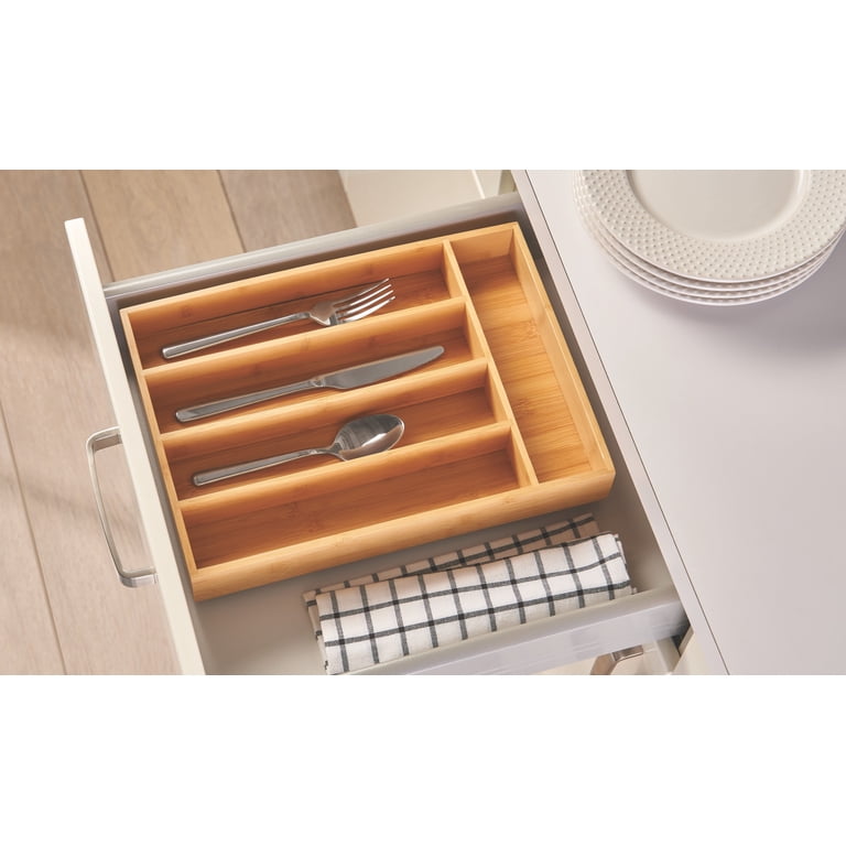 Better Homes & Gardens Bamboo Silverware Organizer, 2-Pack photo 3