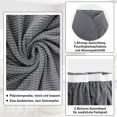 thumbnail image 2 of (Gris claro) Fundas protectoras para sillas con apoyabrazos, universales para comedor, cocina, gris oscuro, juego de 2, 2 of 5
