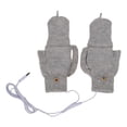 thumbnail image 3 of Double Sided Heating USB Heated Gloves, Full Finger And Fingerless, 40±5 Degrees Celsius , Foldable Design, Warm Cotton, For Winter Gaming Riding, 3 of 8