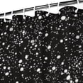 thumbnail image 4 of Space and Galaxy Aesthetic Bathroom Curtain Star Constellation Moon Stars Sci-Fi Lovers Waterproof 36" x 72", 4 of 5