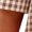 Brown, variant on Ladies Tops and Blouses Fashion Casual Printed Shirts 3/4 Sleeve Button Down Shirts for Women