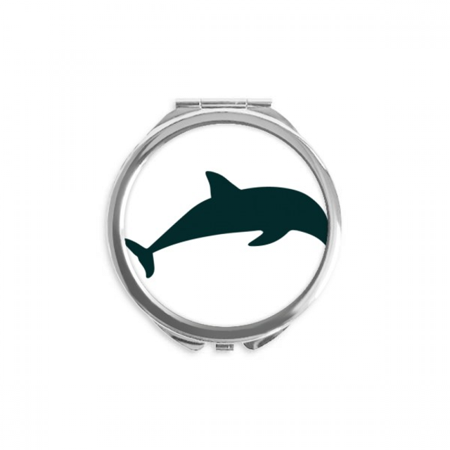 Blue Ocean Miroir Compact à Main Dauphin, Rond, Portable, en Verre