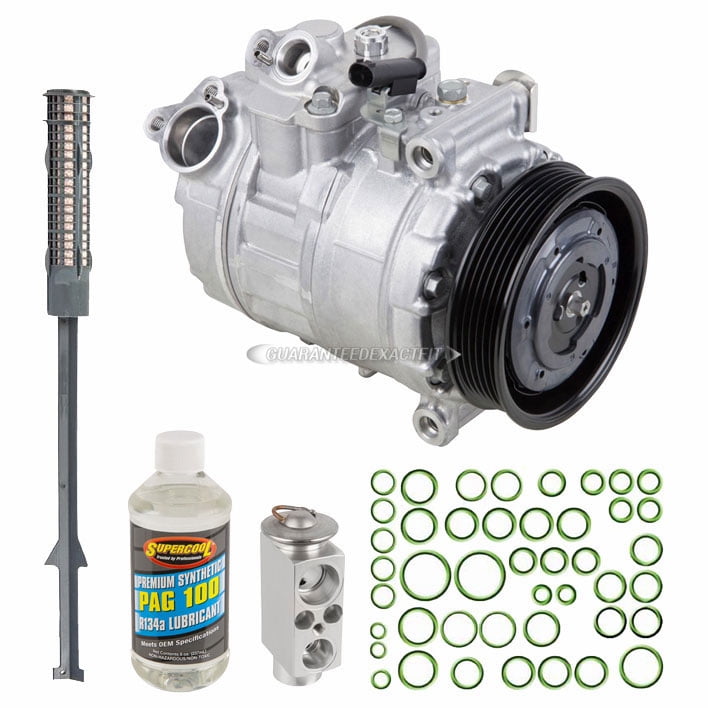OEM AC Compressor w/ A/C Repair Kit For BMW 530i 530xi M5 2006 2007