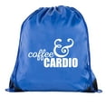 thumbnail image 1 of Inspirational Gym Quote Bags, Gym Drawstring Backpacks for Fitness Motivation, 1 of 2