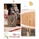 thumbnail image 5 of Candelabro De Madera Candelabro de madera gris, portavelas, decoración navideña para cenas festivas, 10x8x8cm, 2 unidades Rkxzt, 5 of 8
