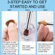 thumbnail image 5 of Set de cepillos de uñas Shine Chance Kolinsky Hair, 4 unidades, para mujer, 5 of 7