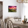 thumbnail image 2 of Grand Teton Canvas Wall Art Burnt Orange Sunset Wall Decor Nature Mountain Scenery Pictures for Living Room Colorful Forest Landscape Paintings National Park Posters Bedroom Home Decor 12x16”, 2 of 6