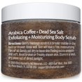 Arabica Coffee Scrub Face Foot & Body Exfoliator Infused with Collagen