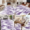 thumbnail image 5 of Purple Forest Large Area Rug 8x10 FT, Non Slip Living Room Throw Carpet, Contemporary Silhouette Abstract Art Washable Soft Indoor Outdoor Carpet Non-Shedding Rug for Bedroom Dining Room, 5 of 9