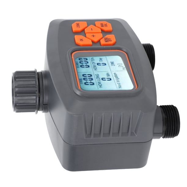 Temporizador de aspersor ANGGREK 2 zonas riego Manual ABS Digital Impermeable Programable