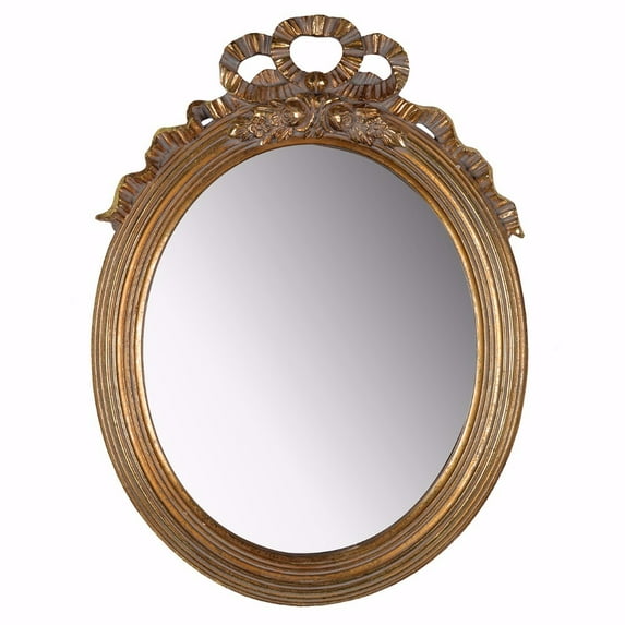 Classic Round Mirror, Gold