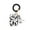 Big cow, variant on Silicone Multi-Pocket Wrist Purse with Zipper Closure, Compact Card Organizers & Beaded Bracelets for Daily Commute