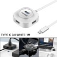 thumbnail image 1 of Conector de concentrador USB de 4 puertos Adaptador divisor Extensor de expansión para computadora portátil, computadora portátil, , escritorio .0 White 1m Hugo Divisor de hub, 1 of 10