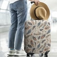 thumbnail image 2 of Stretch Luggage Cover L(25-28in)– Elastic Travel Suitcase Protector with Handle Openings & Bottom Closure, Washable Polyester Spandex Cover for 18"-32" Suitcases, S/M/L/XL Size, 2 of 6