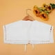 thumbnail image 4 of Women Sailor Collar Shawl Hollow Splicing Scalloped Trim Scarf Embroidery Cape, 4 of 5