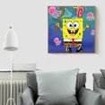 thumbnail image 2 of Cuadros Decorativos 5D bricolaje completo taladro diamante pintura Bob Esponja SquarePants punto de cruz Kits Decoración JShteea Nuevos Originales, 2 of 8