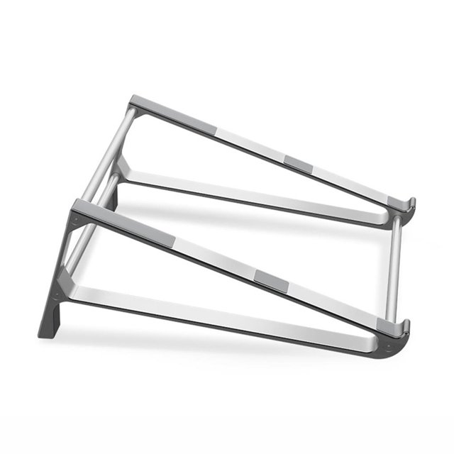 maskred Laptop Stand Portable Tablet Computer Stand Aluminum Alloy Laptop Stand Silver
