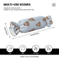 thumbnail image 3 of Xecao Playful Walrus Wonders Print+Candy-Inspired Plush Pillow for Men Women Suitable for Beds, Sofas, Game Rooms Drawstring Closure, 3 of 8