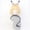 Grey, variant on Anime Furry Squirrel Tail Ear Heaband,Fursuit Squirrel Costume for Halloween Carnival,Therian Squirrel Tail Cosplay Props-White