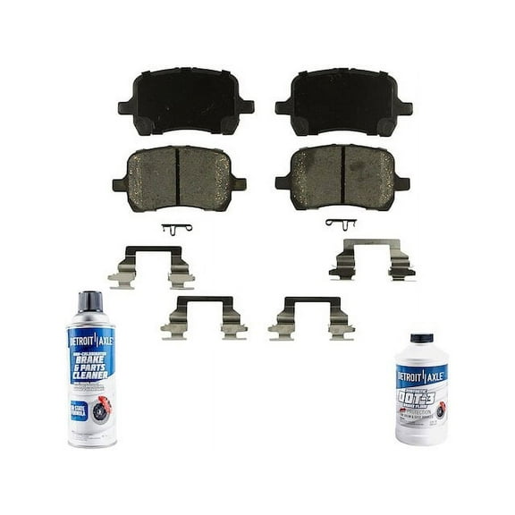 Front Brake Pad Set - Compatible with 2004 - 2012 Chevy Malibu 2005 2006 2007 2008 2009 2010 2011